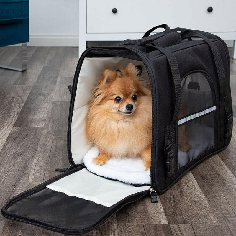 Pet Dog Cat Carrier Travel Sleeping Tote Bag Airline Approved