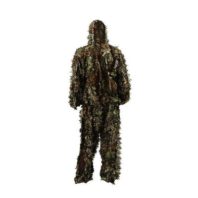 3D Camouflage Ghillie Suit Set Survival Gear Leaf Jungle Forest Wood Hoodie Jacket and Trousers