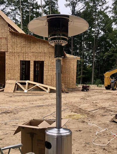 Outdoor Patio Heater, Propane Gas Heater Stainless Steel 48,000 BTU