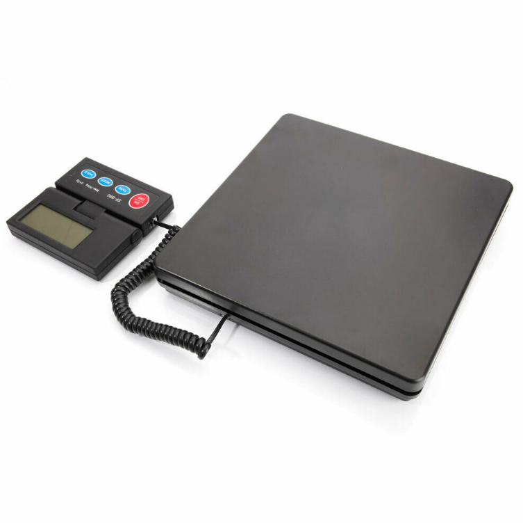110lb Digital Shipping Postal Scale Platform Weighing Scale with AC Adapter