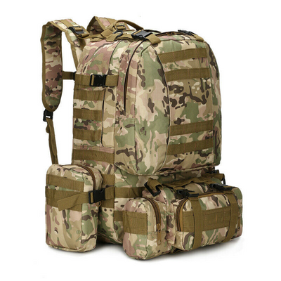 60L Outdoor Military Molle Tactical Backpack Rucksack Camping Hiking Travel Bag