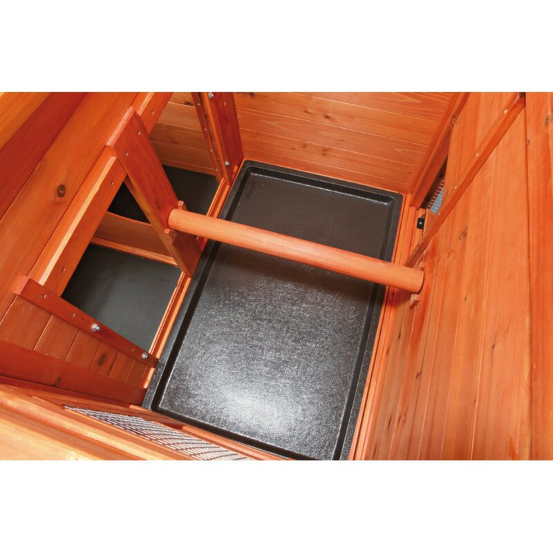 Chicken Coop Cage House with Chicken Run Hutch Nesting Box for Rooster Hen