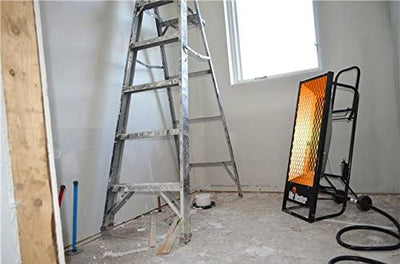 Outdoor Propane Radiant Heater, Portable Heater with Wheels 35,000 BTU