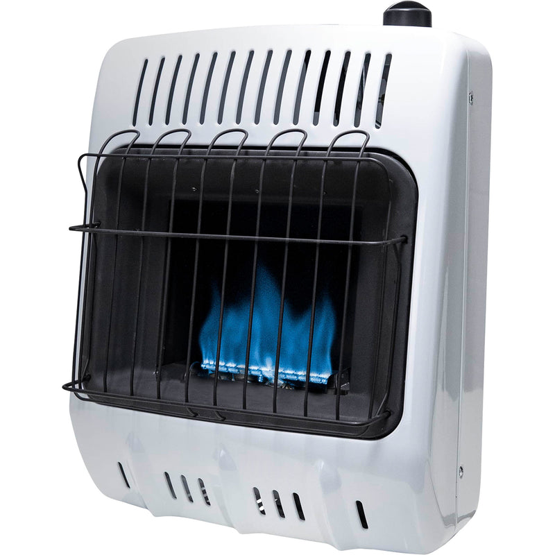 Propane Room Wall Heater Vent-Free Blue Flame 10,000 BTU