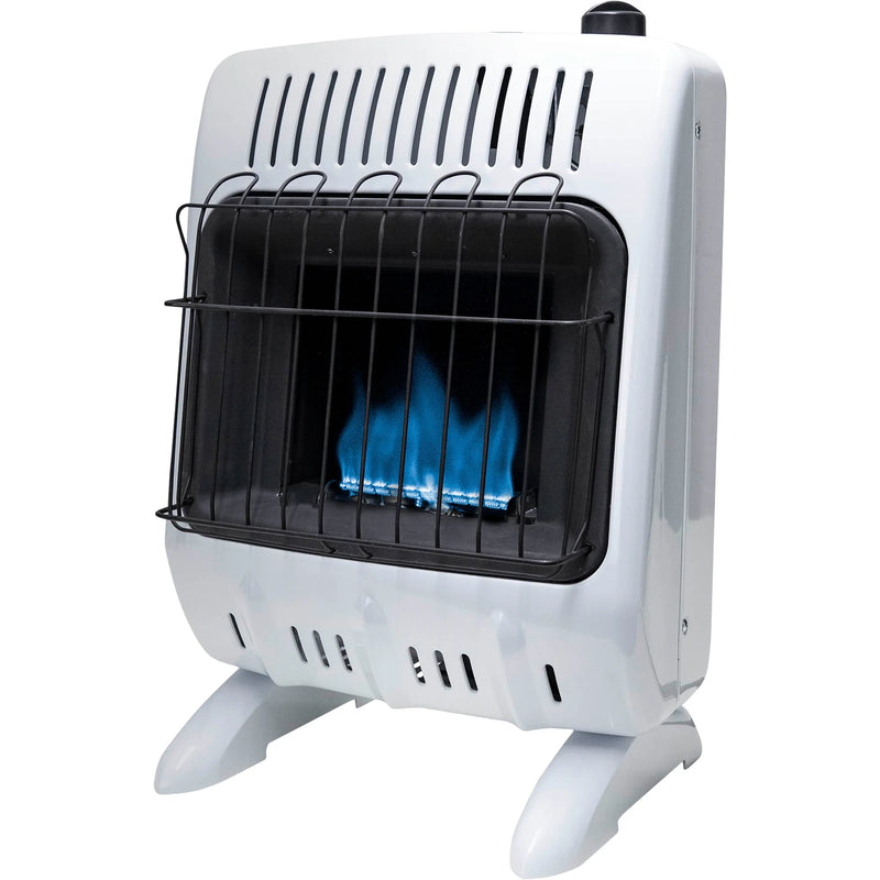 Propane Room Wall Heater Vent-Free Blue Flame 10,000 BTU