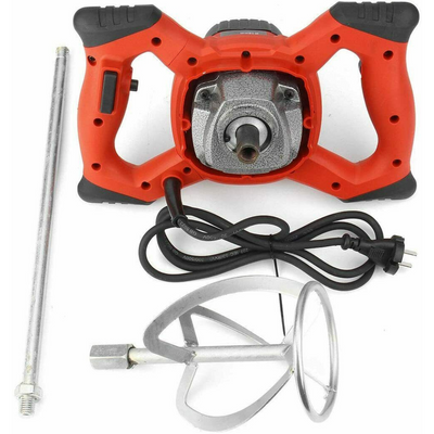 2100W Electric Cement Mortar Mixer Portable Concrete Mixer Paint Tile Plaster Rotary Mixing Drill