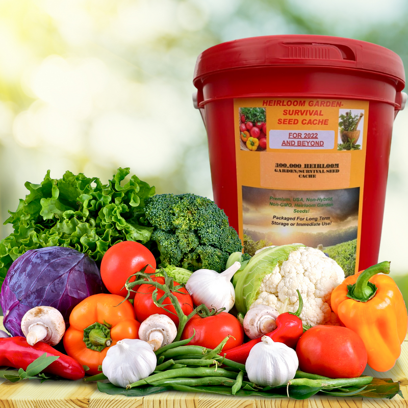 Survival Garden 300,000 Non GMO Heirloom Vegetable Seed 50 Varieties
