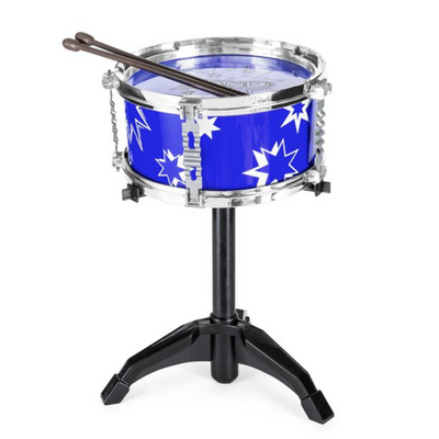 11Pcs Kid's Starter Drums Set Kit Bass Tom Snare Drums Cymbal Drumsticks Foot Pedal & Stool