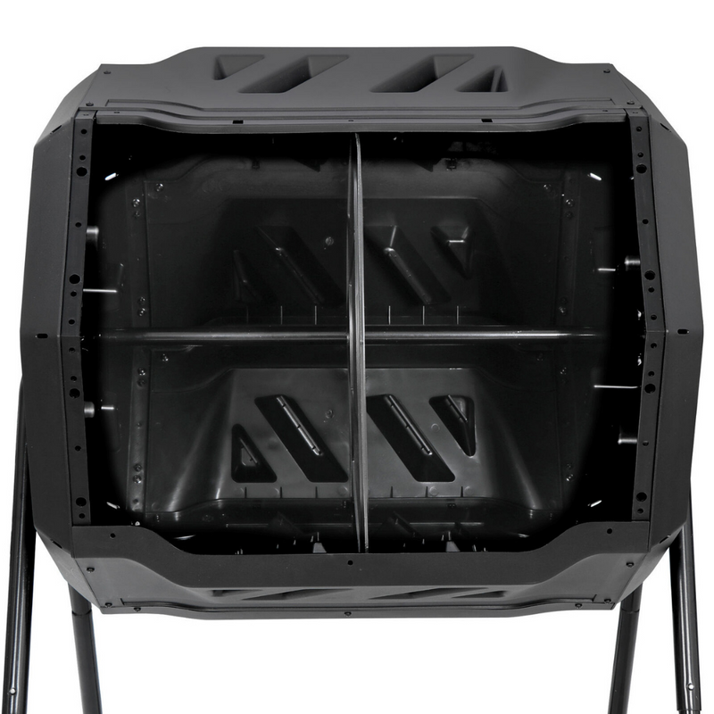 43 Gallon Rotating Composter - Compost Tumbler Outdoor Garden Best Compost Bin for Organic Waste Fertilizer