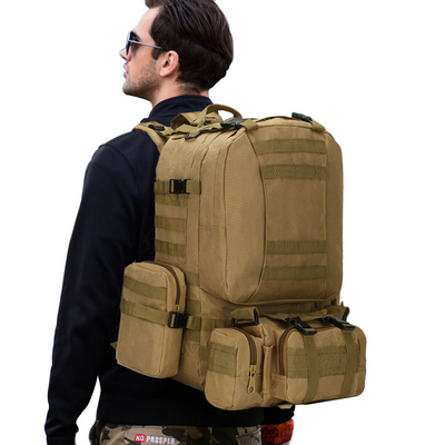 60L Outdoor Military Molle Tactical Backpack Rucksack Camping Hiking Travel Bag