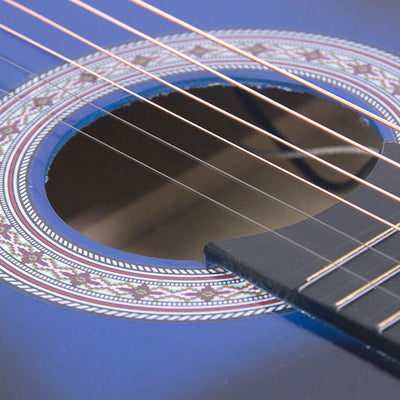 38" Electric Acoustic Guitar Cutaway Design With Guitar Case Strap