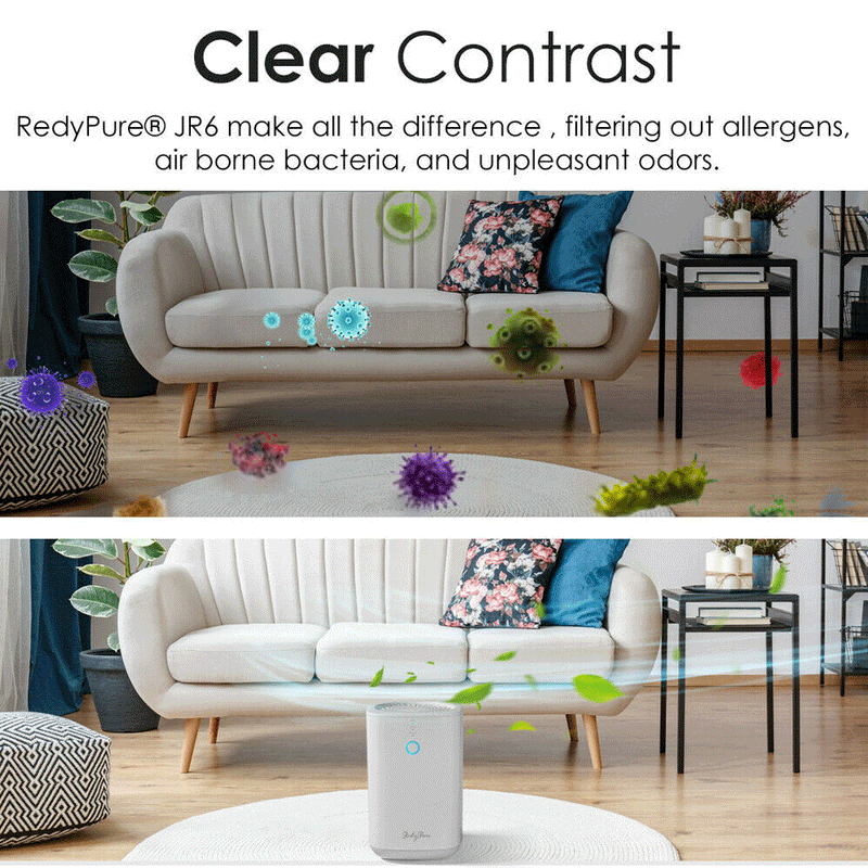 Large Room Air Purifier Cleaner HEPA Filter Remove Odor Dust Mold Home Allergies