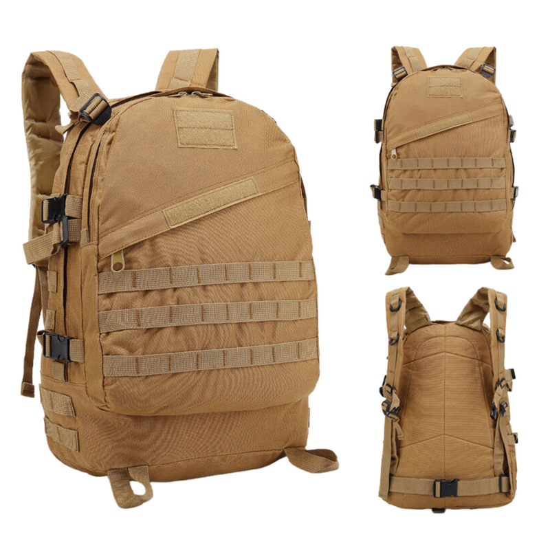 40L Military Tactical Shoulder Backpack Rucksack Bag Outdoor Waterproof Camping Hiking Backpack