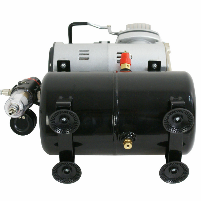 1/5 HP Airbrush Air Brush Compressor Kit With 3L Tank Paint Hobby Cake Tattoo