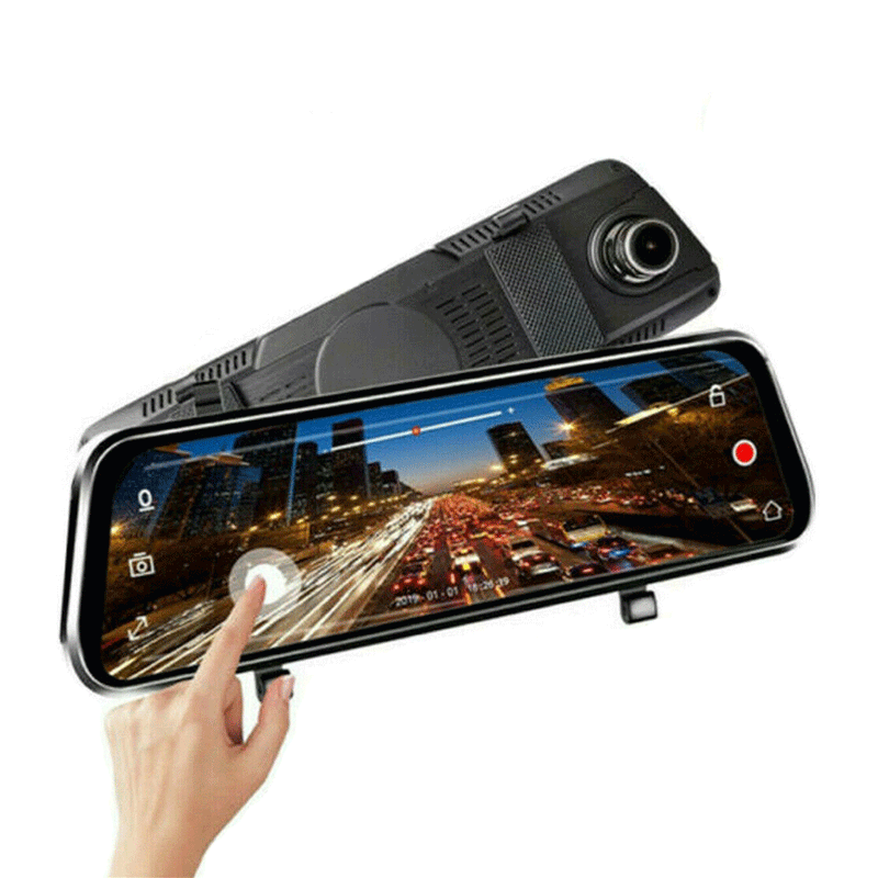 10" HD 1080P Dual Lens Car DVR Dash Cam Video Camera Recorder Rearview Mirror US
