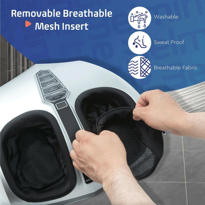 Miko Shiatsu Foot Massager With Deep Kneading, Heat Therapy & Rolling Massage