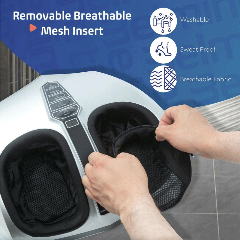 Miko Shiatsu Foot Massager With Deep Kneading, Heat Therapy & Rolling Massage
