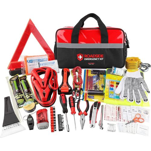Roadside Assistance Car Emergency Kit, Automotive Car Safety Survival Kit