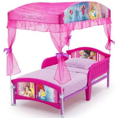 Disney Princess Plastic Toddler Kid's Canopy Bed