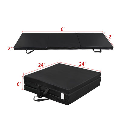 Heavy Duty Folding Mat Thick Foam Fitness Exercise Gymnastics Panel Gym Workout