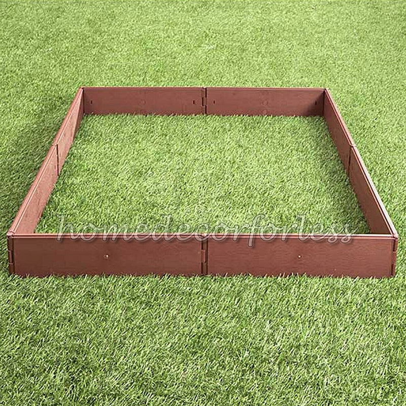 Raised Garden Bed Set Flower Vegetables Seeds Planter Kit Elevated Square Box