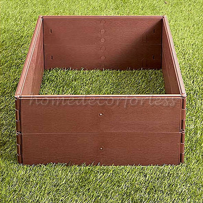 Raised Garden Bed Set Flower Vegetables Seeds Planter Kit Elevated Square Box