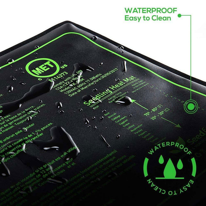 Seed Heat Mat for Germination Propagation, Seedling Heating Pad for Plants