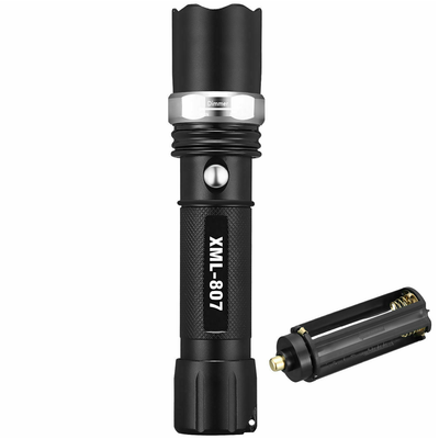 Tactical Flashlight 90000 Lumen Rechargeable Hiking T6 LED+18650Batt With Charger