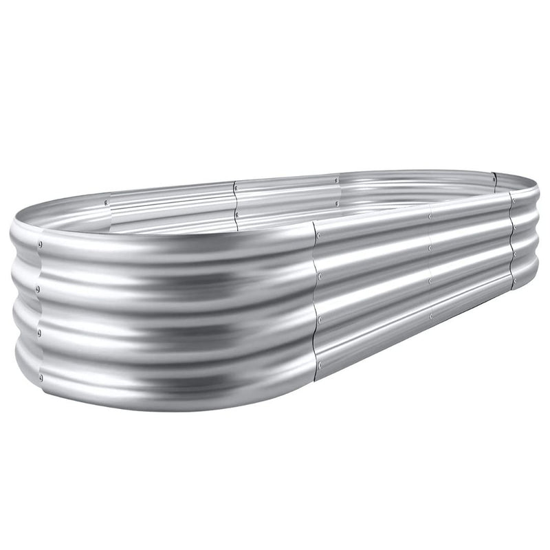 Galvanized Raised Bed Garden Planter Boxes Outdoor Raised Garden Bed Kit