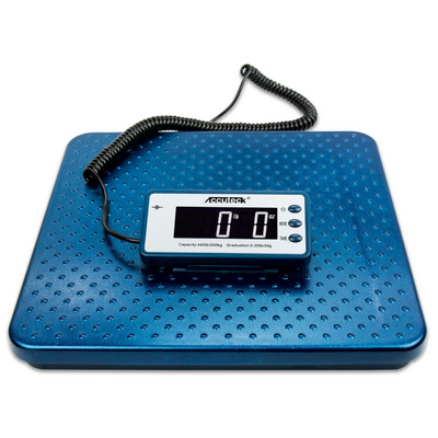 440lb Heavy Duty Digital Metal Industry Shipping Postal Scale with AC Adapter