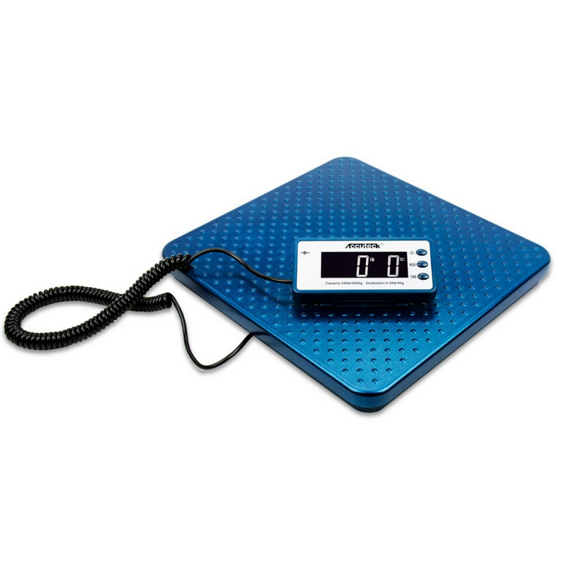 440lb Heavy Duty Digital Metal Industry Shipping Postal Scale with AC Adapter