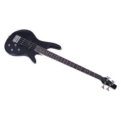 electric bass guitar black