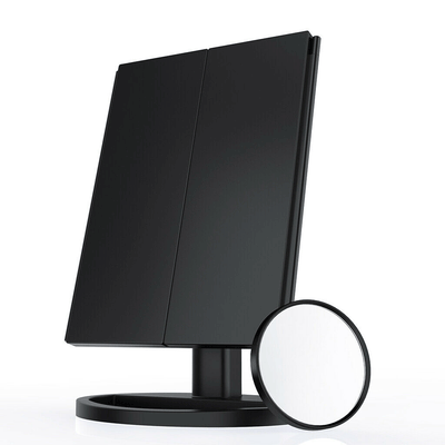 Vanity Travel Makeup Mirror 22 LED Light UP Tri-Fold Dressing Table Mirror