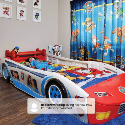 Nick Jr. PAW Patroller Race Car Twin Bed