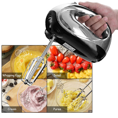 200W 5-Speed Stand Mixer with Dough Hooks Beaters