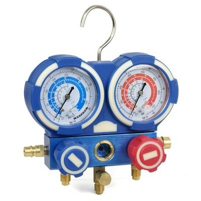 HVAC A/C Air Refrigeration Kit AC Manifold Gauges Set Brass