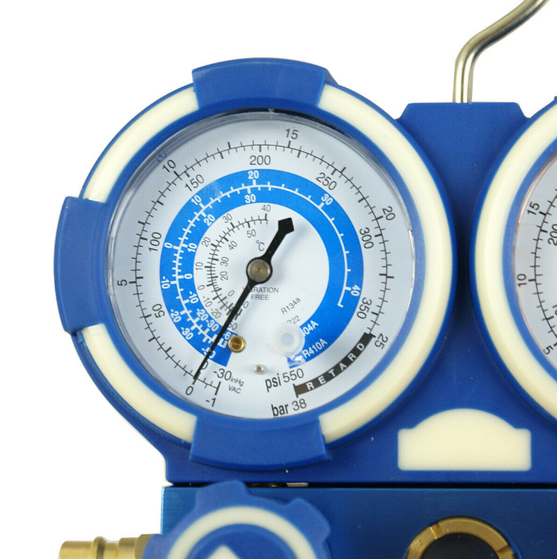 HVAC A/C Air Refrigeration Kit AC Manifold Gauges Set Brass