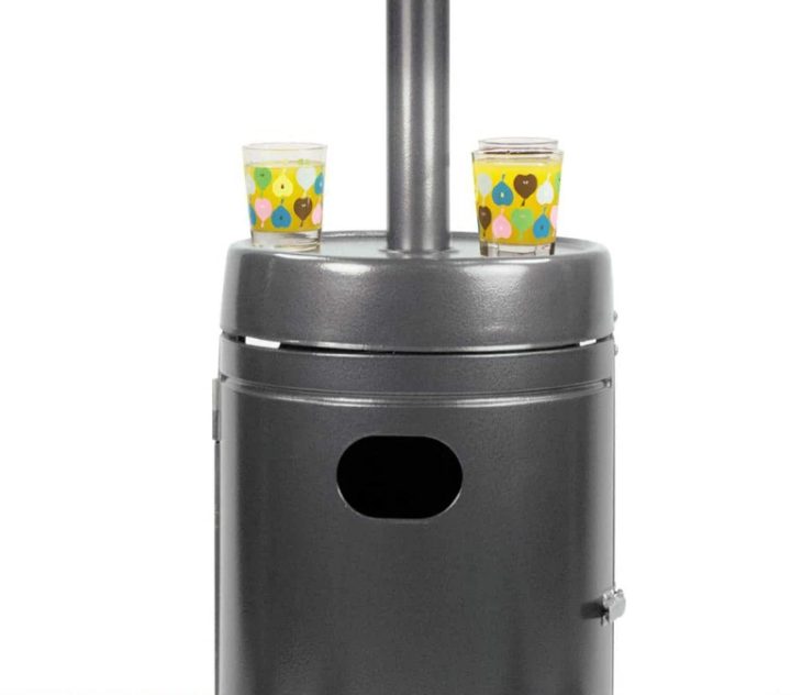 Patio Propane Heater, Portable Outdoor Heater Slate Heat-Focusing 38,200 BTU