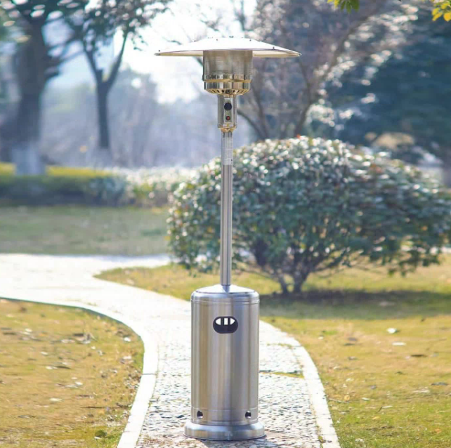 Outdoor Patio Heater, Propane Gas Heater Stainless Steel 48,000 BTU