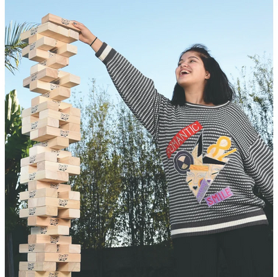 Jenga Giant Wooden Blocks Tower Stacking Game