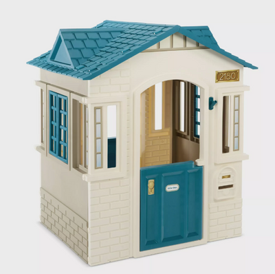 Kids Outdoor Cape Cottage Playhouse Imaginative Play