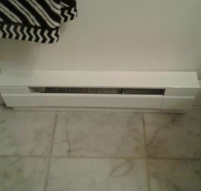 Electric Baseboard Heater, 24" Mounted Baseboard Room Heater 240/208V