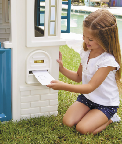 Kids Outdoor Cape Cottage Playhouse Imaginative Play