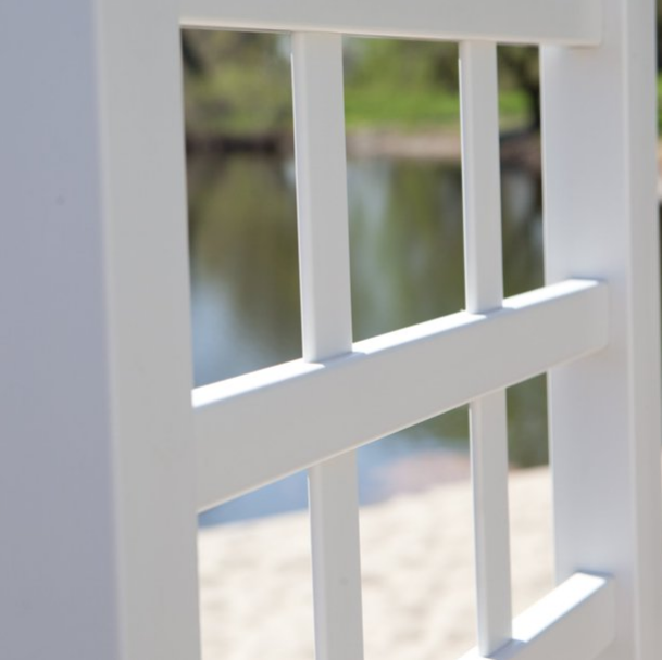 Garden Arch Trellis White Vinyl Arbor Pergola