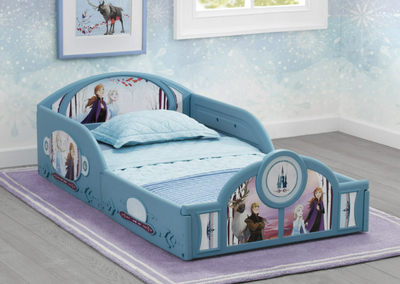 Disney Frozen II Plastic Sleep and Play Toddler Bed