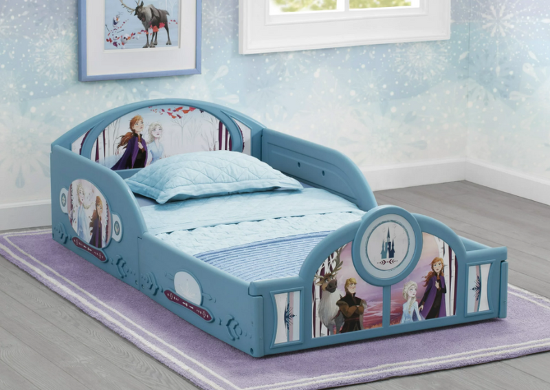 Disney Frozen II Plastic Sleep and Play Toddler Bed