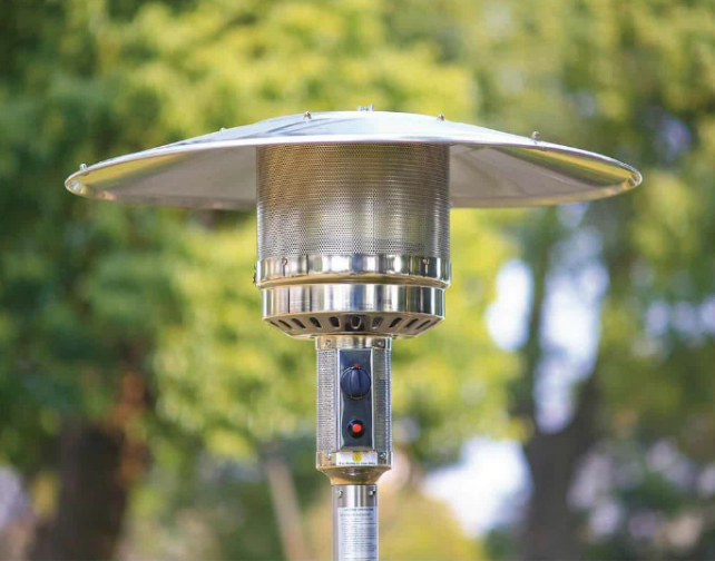 Outdoor Patio Heater, Propane Gas Heater Stainless Steel 48,000 BTU