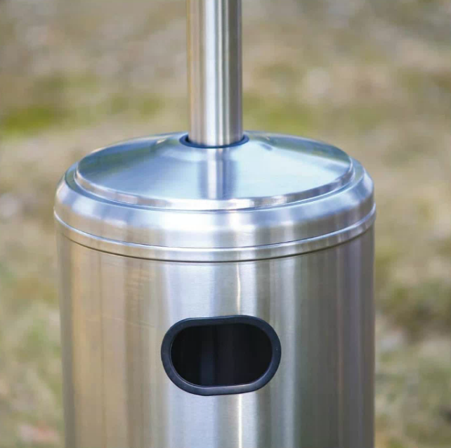 Outdoor Patio Heater, Propane Gas Heater Stainless Steel 48,000 BTU