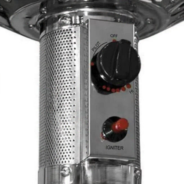 Outdoor Patio Heater, Propane Gas Heater Stainless Steel 48,000 BTU
