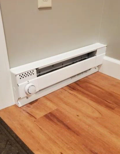 Electric Baseboard Heater, 24" Mounted Baseboard Room Heater 240/208V